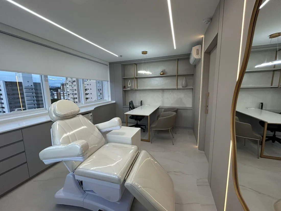 Sala de procedimento onde é realizado o Laser Erbium 2940 nm